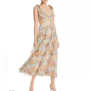 Rebecca Taylor Ava Floral Midi Dress